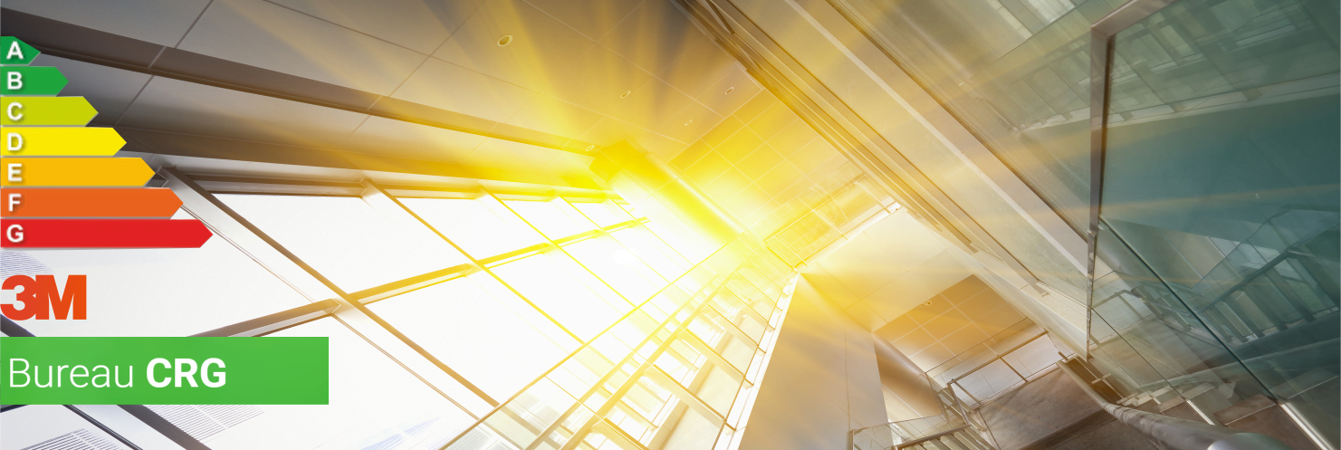 Energielabel verbeteren met 3M Prestige zonwerende raamfolie
